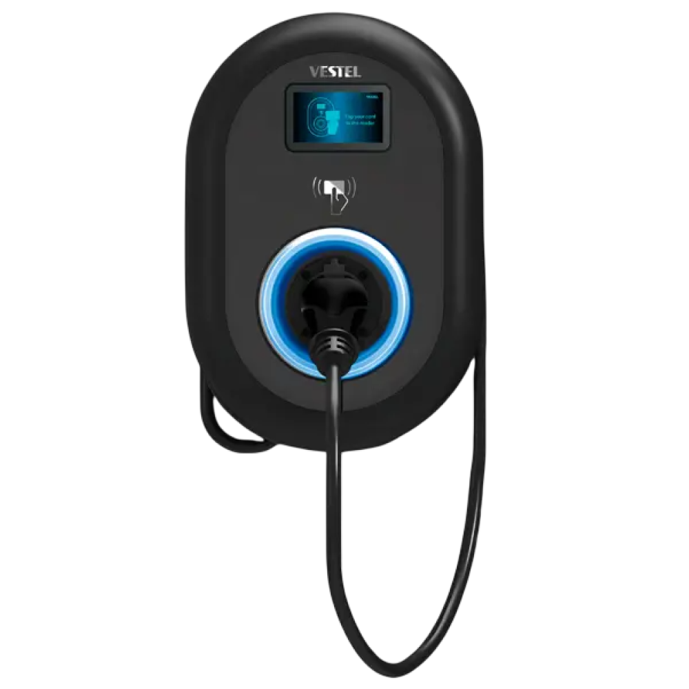 Wallbox Vestel EVC04 Series pro dom&aacute;c&iacute; nab&iacute;jen&iacute; elektromobilů.