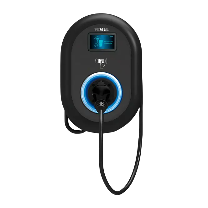 AC nabíječka Vestel EVC04 Series pro pomalé nabíjení elektromobilů.