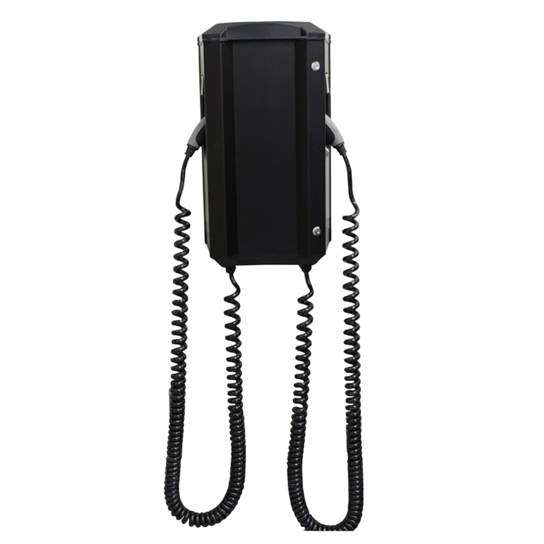 Kompaktn&iacute; AC nab&iacute;ječka pro pomal&eacute; nab&iacute;jen&iacute; elektromobilů.