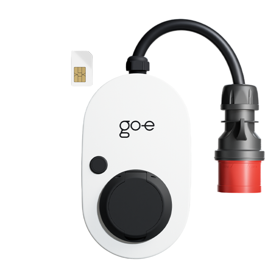 Zásuvka go-e Gemini flex 2.0 pro pomalé AC nabíjení elektromobilů.