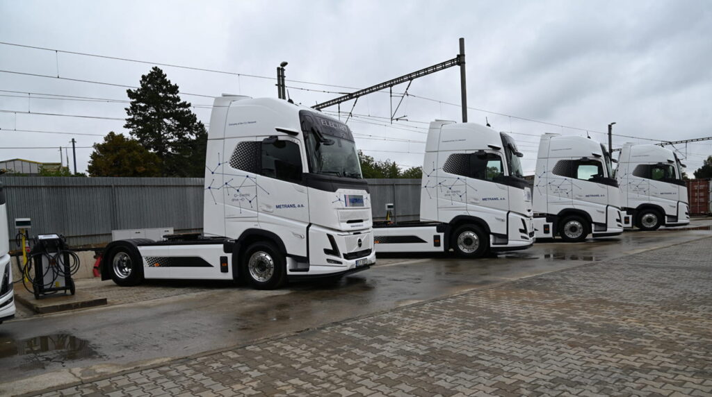 Naše realizace nabíjení elektromobilů u zákazníka Metrans a.s. Praha.