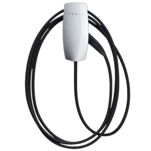 Wallbox Tesla Wall Conector pro pomalé AC domácí nabíjení elektromobilu.